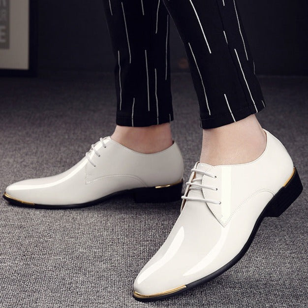 Zapato de Cuero Charolado para Hombre Luca Stefano Romano®
