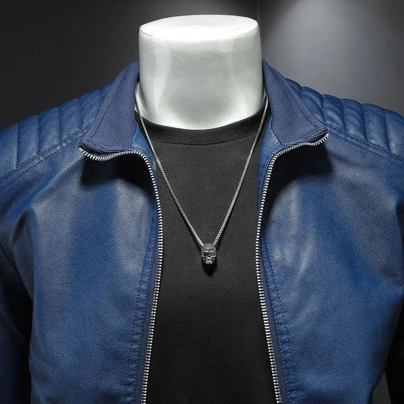 Chamarra de Cuero para Hombre Luca Stefano Romano®