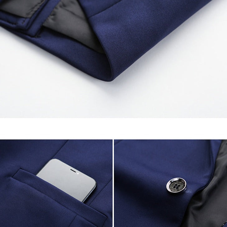 Blazer Sport Fino Moderno Poliéster para Hombre Stefano Romano®
