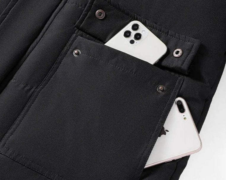Chamarra Parka con Forro de Lana para Hombre Stefano Romano®
