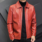 Chamarra de Cuero para Hombre Leonardo Stefano Romano®