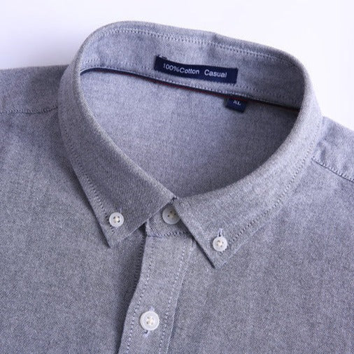 Camisa de Vestir Plus Size para Hombre Stefano Romano®