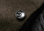 Abrigo de Lana de Diseñador Slim Fit para Hombre Luca Stefano Romano®