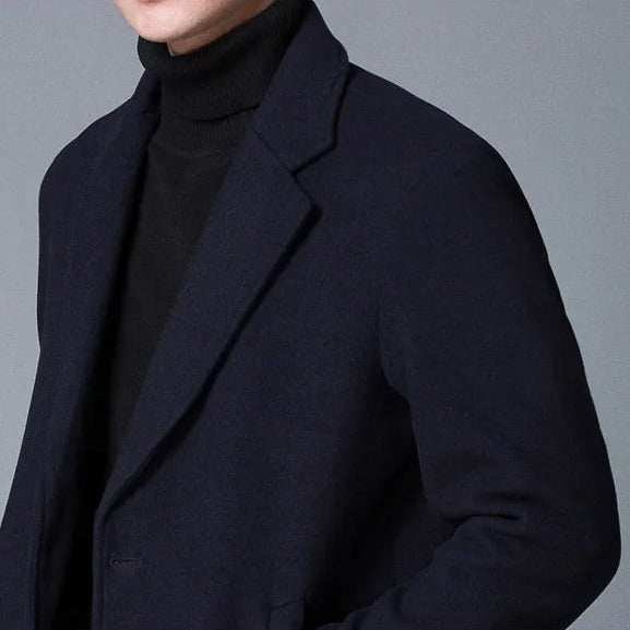 Abrigo Largo de Diseñador para Hombre Alessandro Stefano Romano®