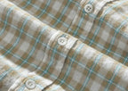 Camisa a Cuadros de Manga Larga para Hombre Stefano Romano®