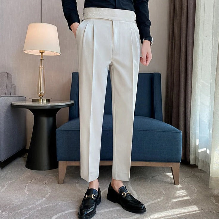 Pantalón de Vestir Slim Fit Gurkha para Hombre Lorenzo Stefano Romano®