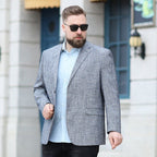 Blazer Plus Size para Hombre Uriel Stefano Romano®