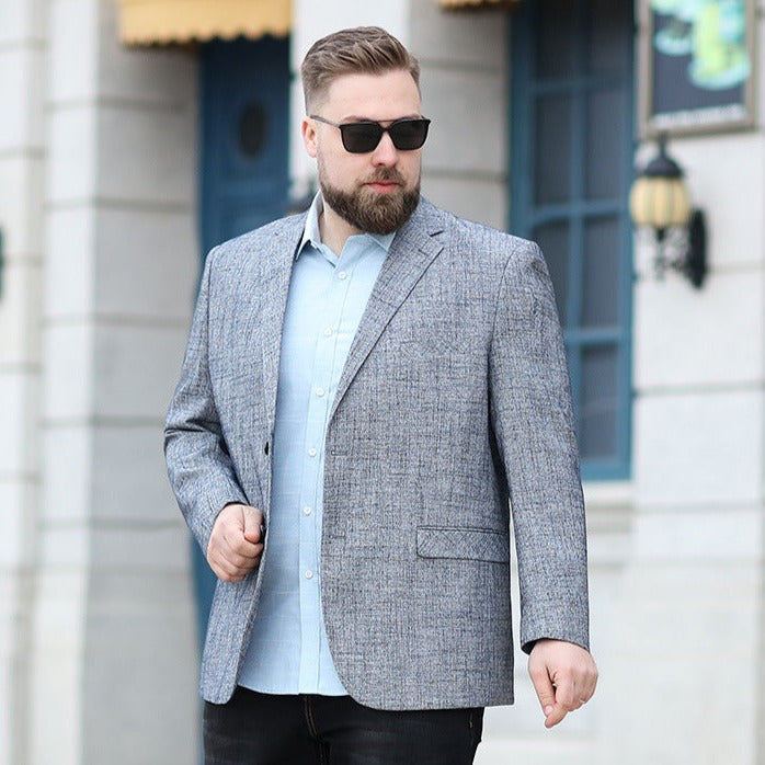 Blazer Plus Size para Hombre Uriel Stefano Romano®