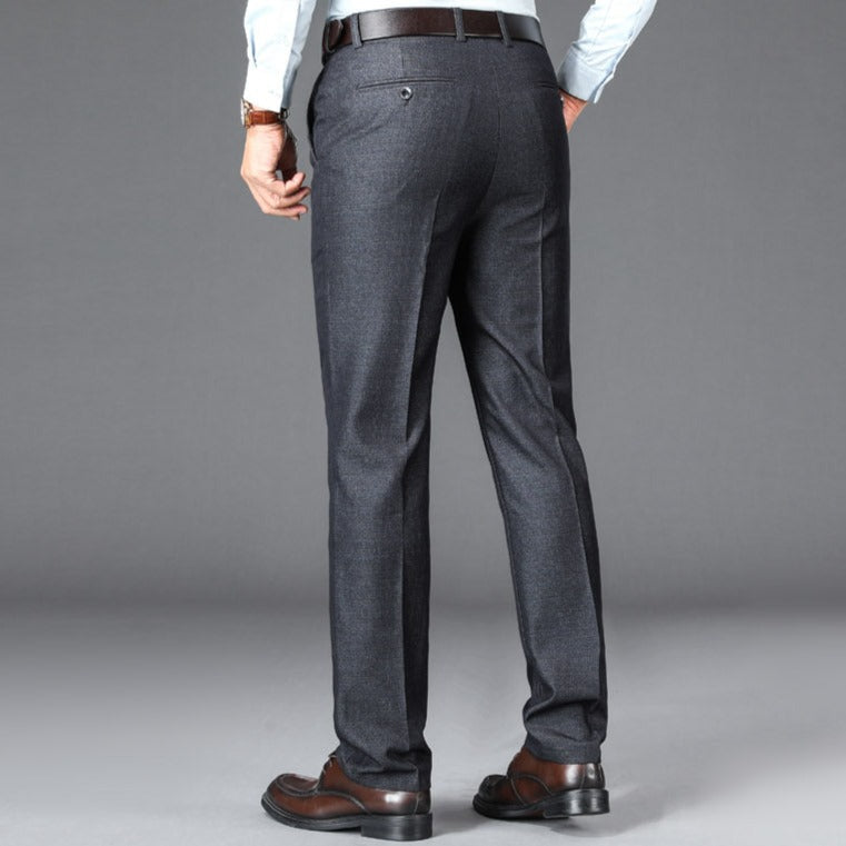Pantalón de Vestir Recto para Hombre Alessandro Stefano Romano®