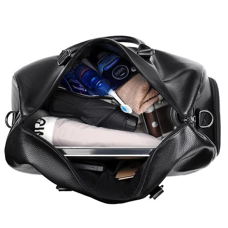 Bolsa de Viaje de Cuero Marco Stefano Romano®