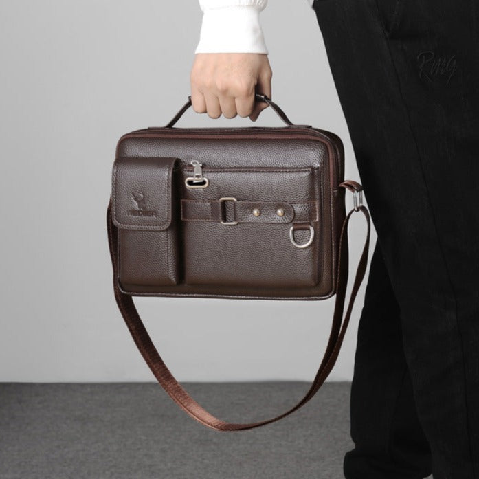 Bolsa de Cuero Luxury para Hombre Stefano Romano®