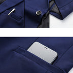 Blazer Sport Fino Moderno Poliéster para Hombre Stefano Romano®