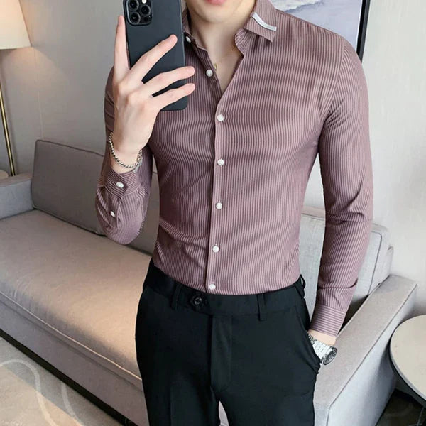 Camisa de Vestir para Hombre a Rayas Stefano Romano®