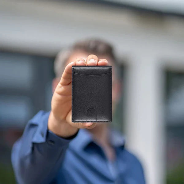Cartera de Cuero para Hombre Antirrobo con Tecnología RFID Stefano Romano®