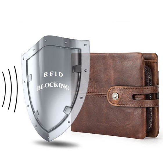 Cartera para Hombre de Cuero Genuino Stefano Romano®