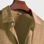 Camisa Lisa Cuello Polo para Hombre Coribe Alessandro Stefano Romano®