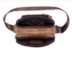 Bolsa Pequeña de Cuero Genuino para Hombre Marco Stefano Romano®