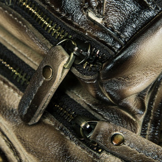 Riñonera de Cuero Genuino para Hombre Stefano Romano®
