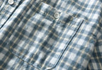 Camisa a Cuadros de Manga Larga para Hombre Stefano Romano®