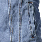 Chamarra de Mezclilla con Forro de Lana Cuello Polo para Hombre Marco Stefano Romano®