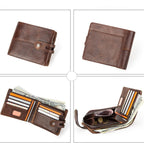 Cartera para Hombre de Cuero Genuino Stefano Romano®