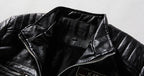 Chamarra de Cuero Motociclista para Hombre Stefano Romano®