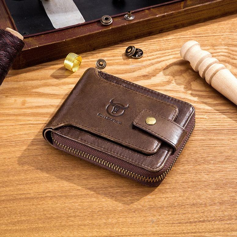 Cartera de Cuero Genuino Bull Stefano Romano®