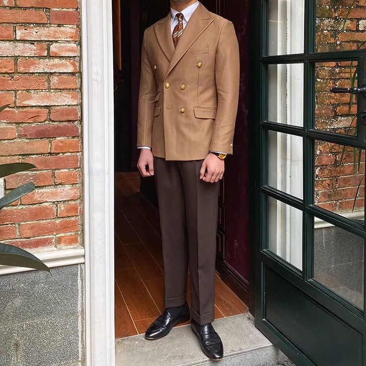 Blazer Slim Cruzado para Hombre Marco Stefano Romano®