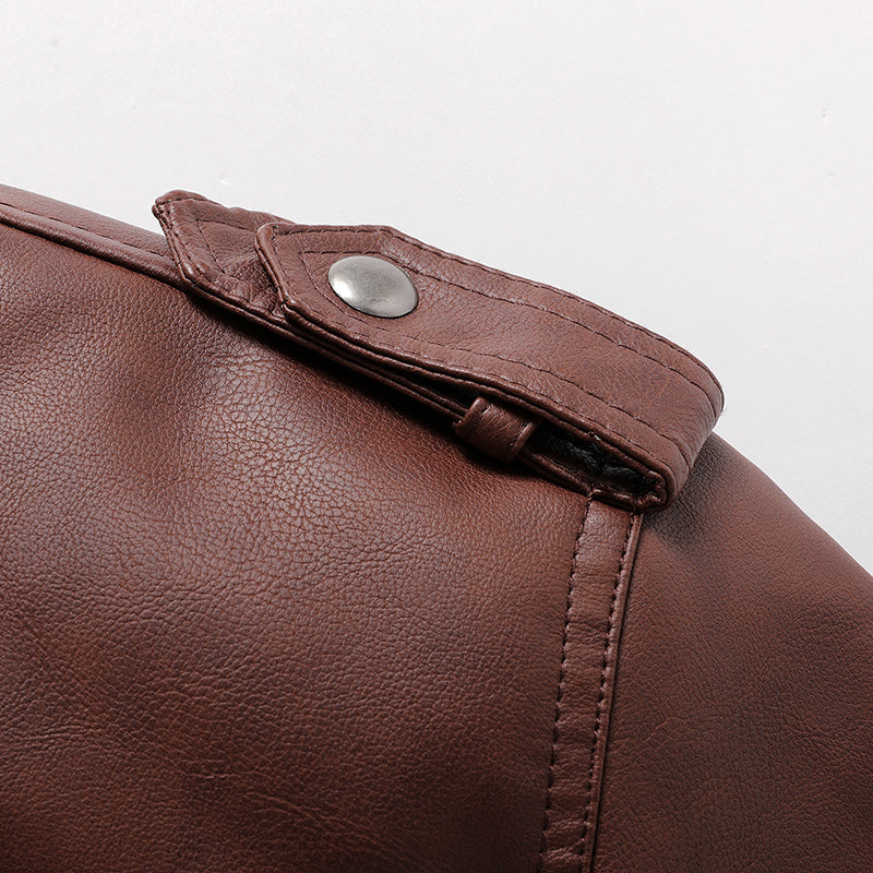 Chamarra de Cuero Original para Hombre Alessandro Stefano Romano®