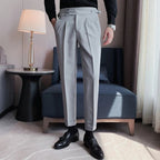 Pantalón de Sastre Algodón para Hombre Stefano Romano®