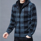 Sudadera a Cuadros con Capucha para Hombre Alessandro Stefano Romano®