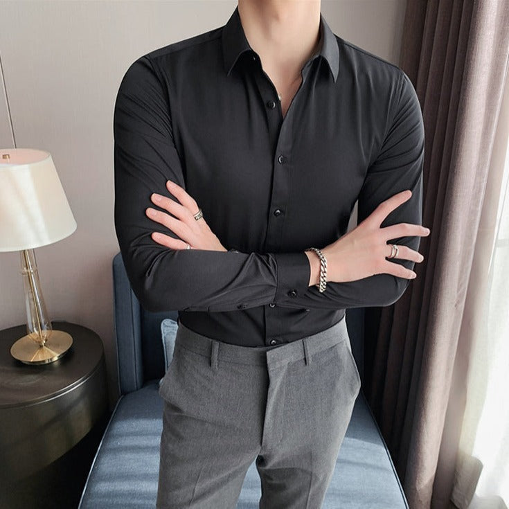 Camisa de Vestir Poliéster para Hombre Luca Stefano Romano®