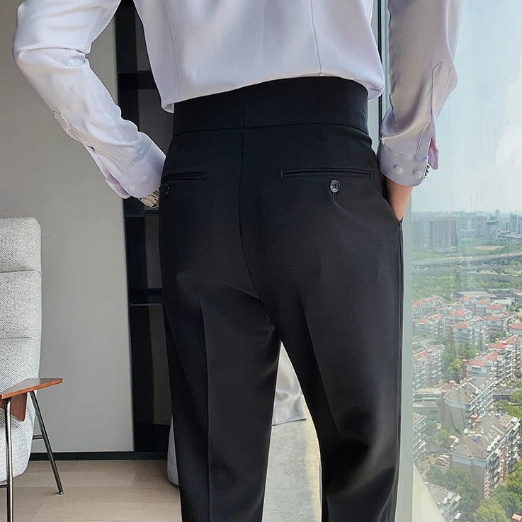 Pantalón de Vestir Slim Fit Gurkha para Hombre Enzo Stefano Romano®