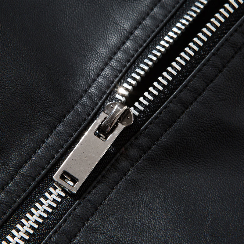 Chamarra de Cuero Classic para Hombre Stefano Romano®