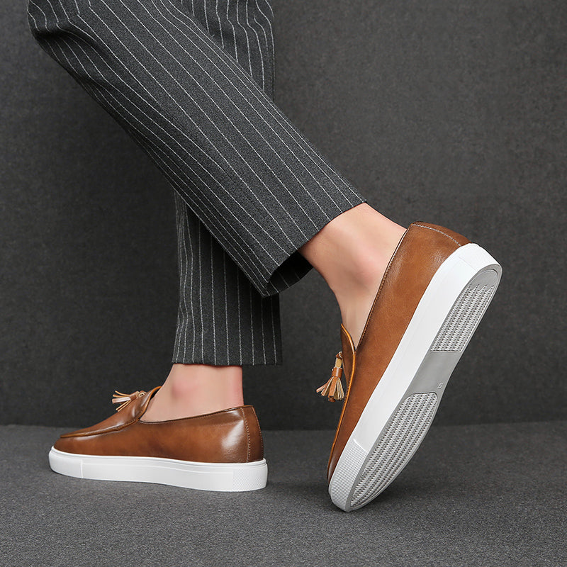 Zapato Mocasín de Cuero para Hombre Fèvre Stefano Romano®