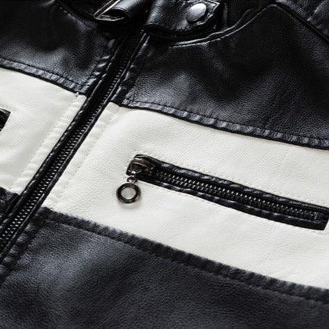 Chamarra de Cuero Original para Hombre Marco Stefano Romano®