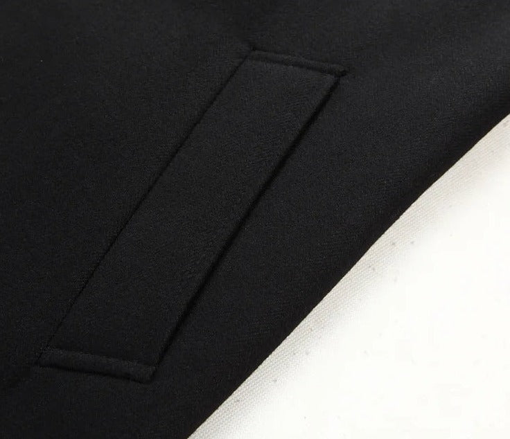 Abrigo Plus Size de Lana de Diseñador para Hombre Stefano Romano®