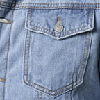 Chamarra de Mezclilla con Forro de Lana Cuello Polo para Hombre Marco Stefano Romano®