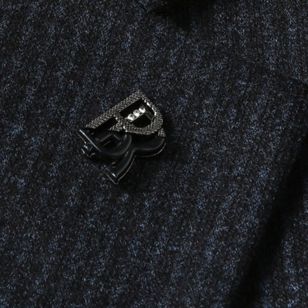 Blazer Plus Size Diseñador Poliéster para Hombre Alessandro Stefano Romano®