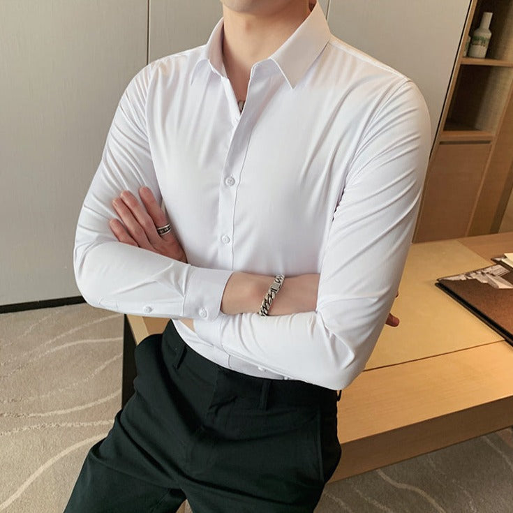 Camisa de Vestir Poliéster para Hombre Luca Stefano Romano®