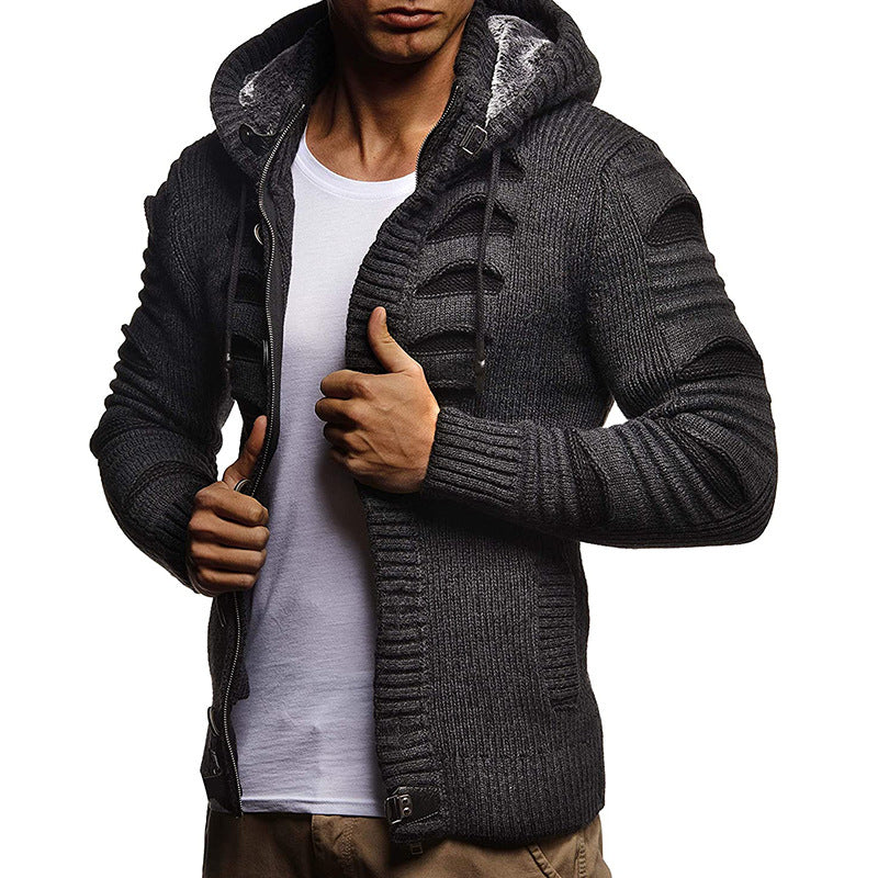 Sudadera con Capucha de Tricot para Hombre Stefano Romano®