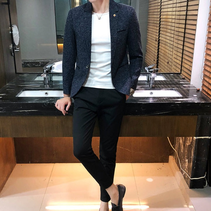 Blazer Sport Fino Moderno Algodón para Hombre Luca Stefano Romano®