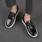 Zapato Mocasín de Cuero para Hombre Fèvre Stefano Romano®
