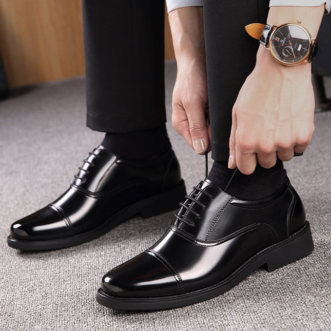 Zapato de Vestir Negro para Hombre Justine Stefano Romano®