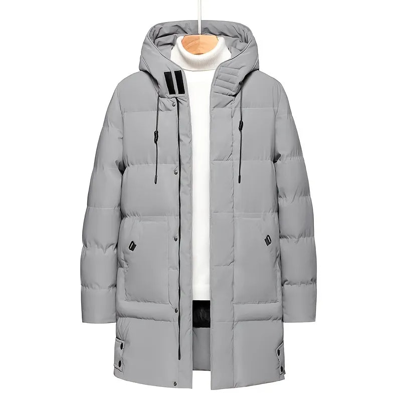 Chamarra Puffer Larga Plus Size para Hombre Stefano Romano®