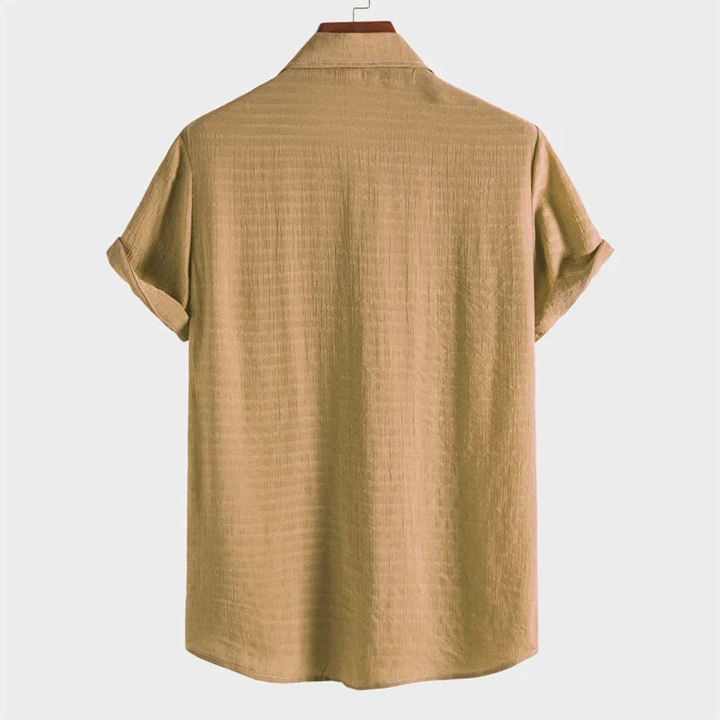 Camisa Lisa Cuello Polo para Hombre Coribe Alessandro Stefano Romano®