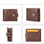 Cartera para Hombre de Cuero Genuino Stefano Romano®