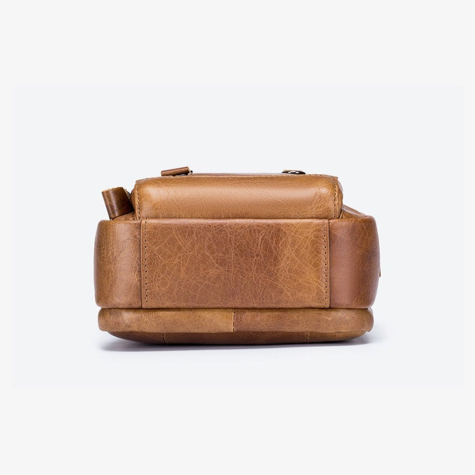 Bolsa Pequeña de Cuero Genuino para Hombre Marco Stefano Romano®