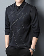 Suéter Cuello Polo Vestir para Hombre Stefano Romano®